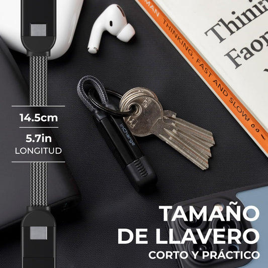 Cable llavero InCharge X 6 en 1 – Carga todo desde cualquier parte