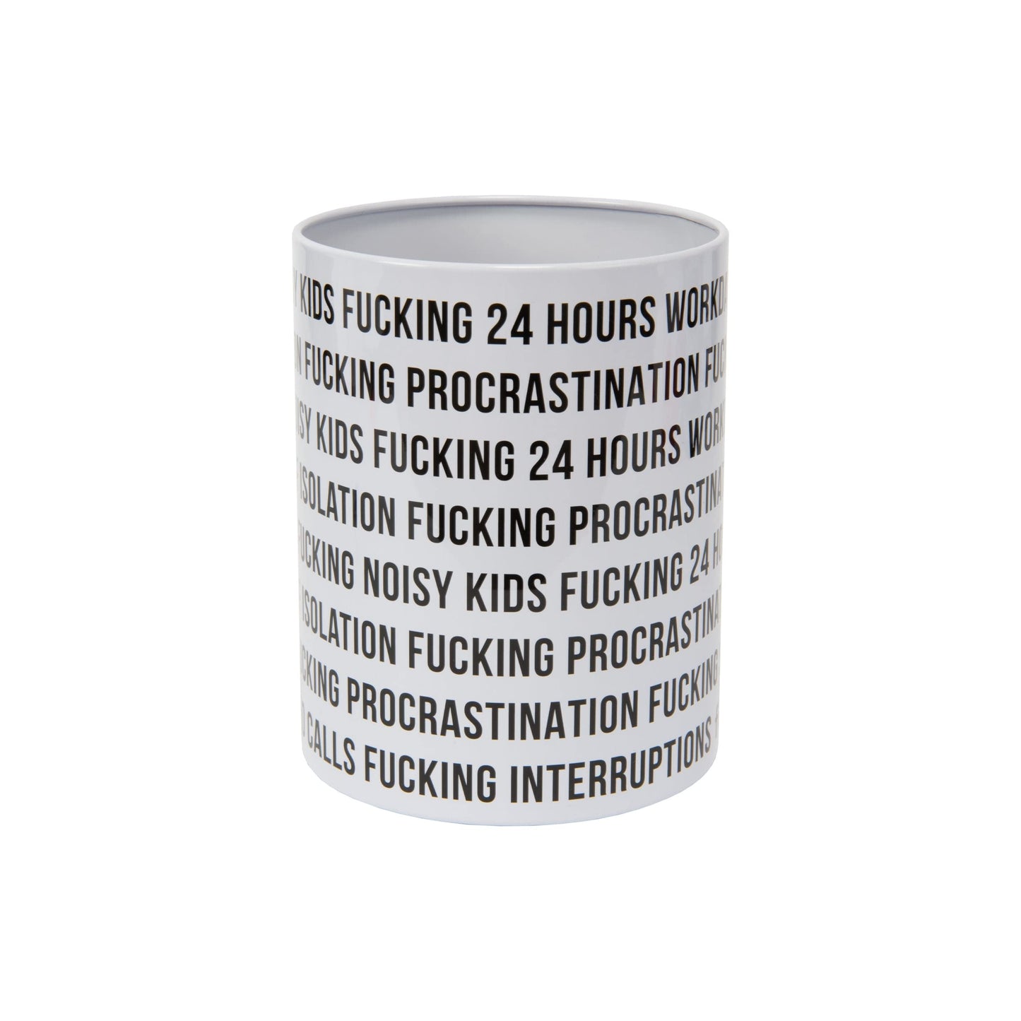 Portalápices Fucking procrastination – Para escritorios rebeldes