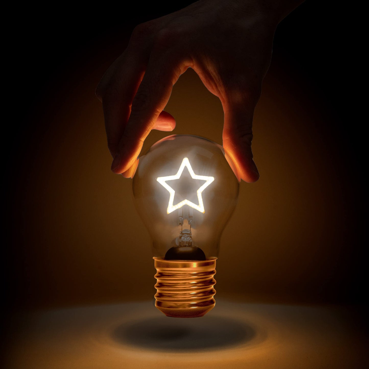 Bombilla con estrella – Ilumina tu rincón con una chispa de cielo