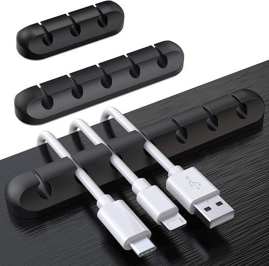Clips para cables – Mantén tu escritorio sin enredos