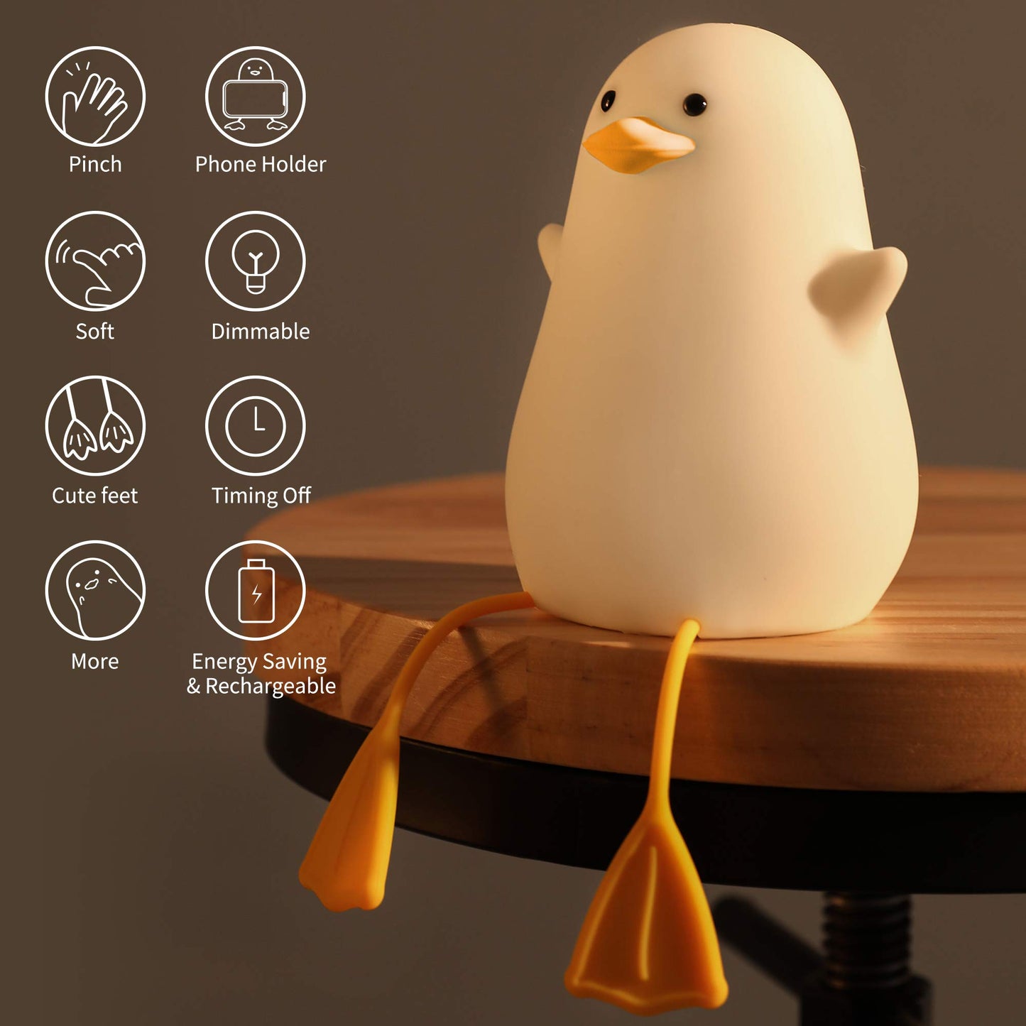 Lamparita Patito – Ilumina el cuarto con ternura