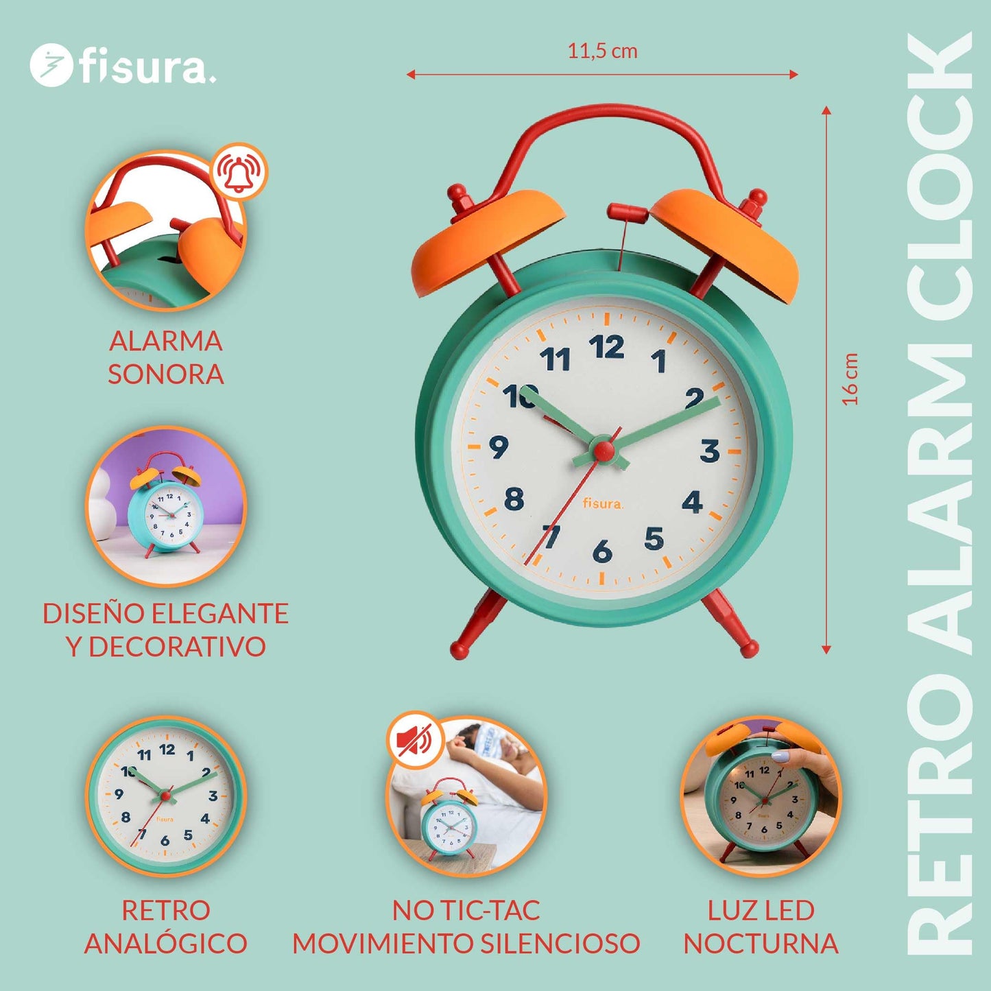 Reloj Fisura – Despertar con colores y buen rollo