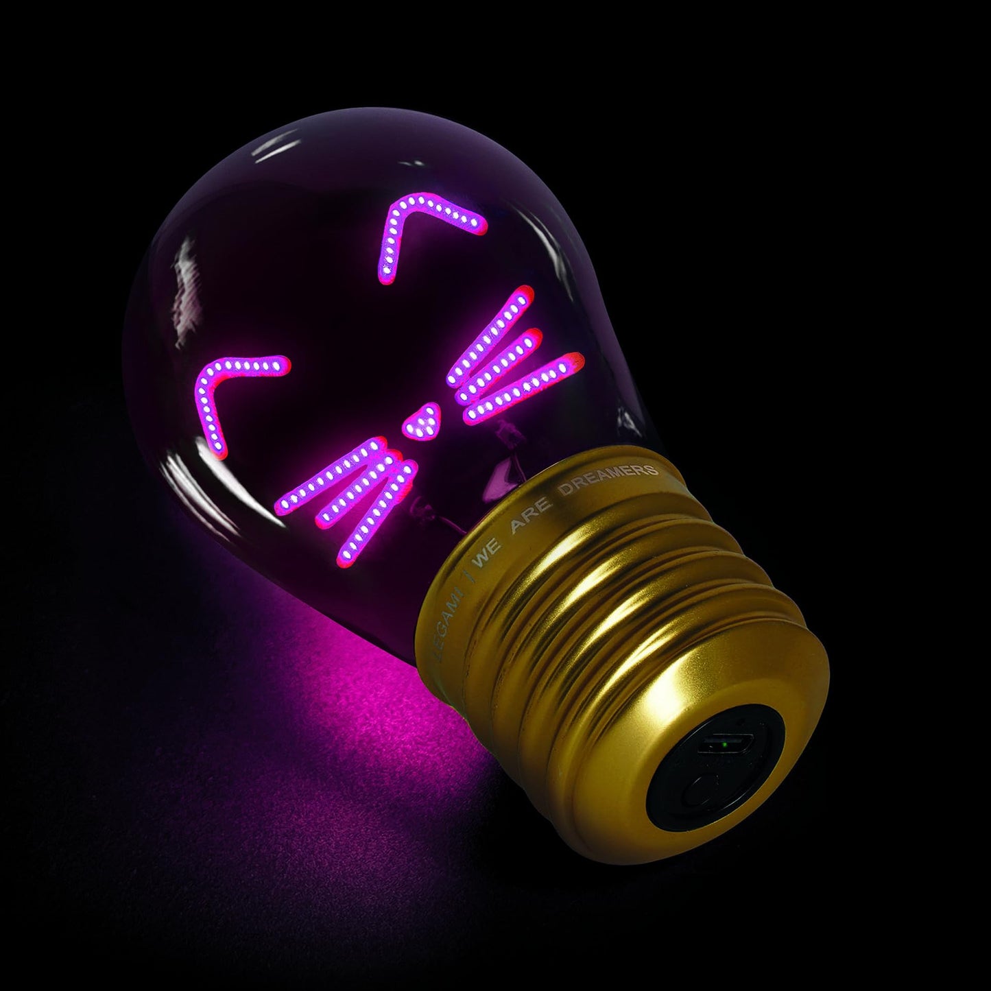 Lámpara bombilla “Kitty” – Luz adorable para un rincón muy gatuno