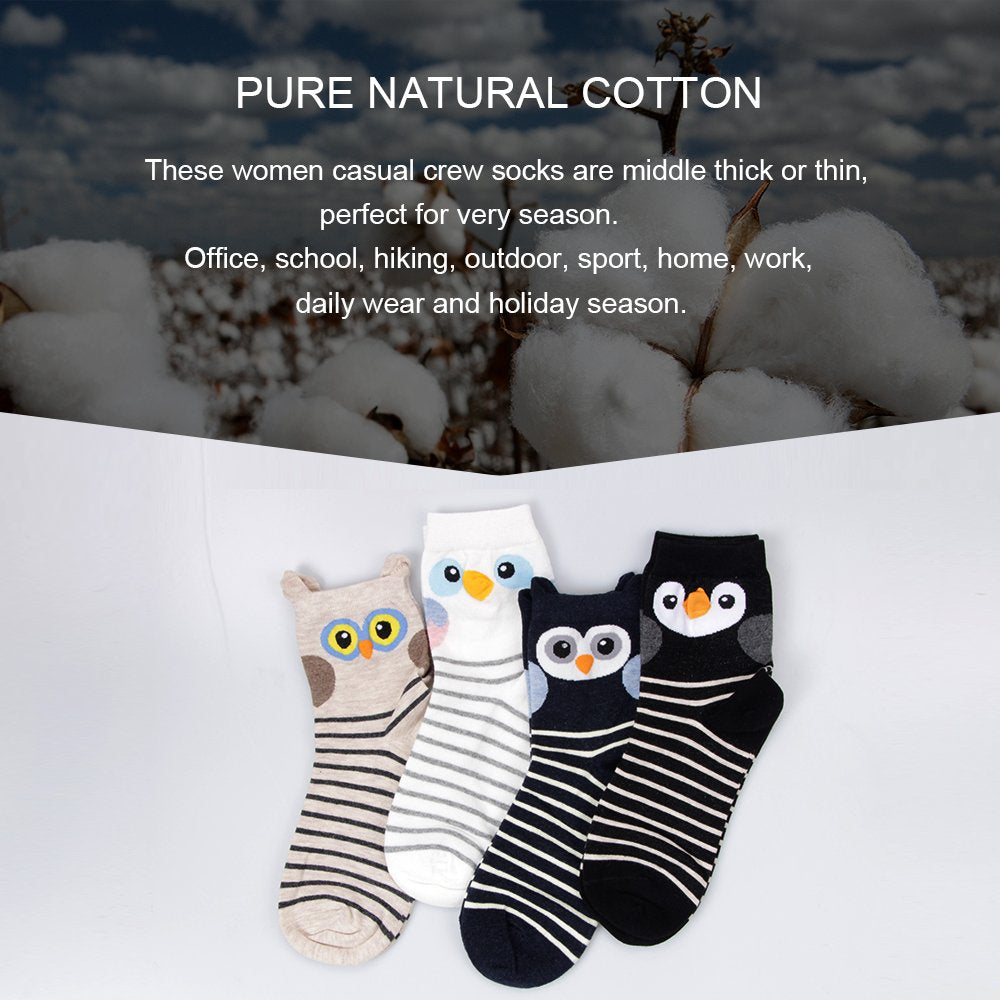 Calcetines Owl Squad – Rayas, ojos y un vuelo de diversión