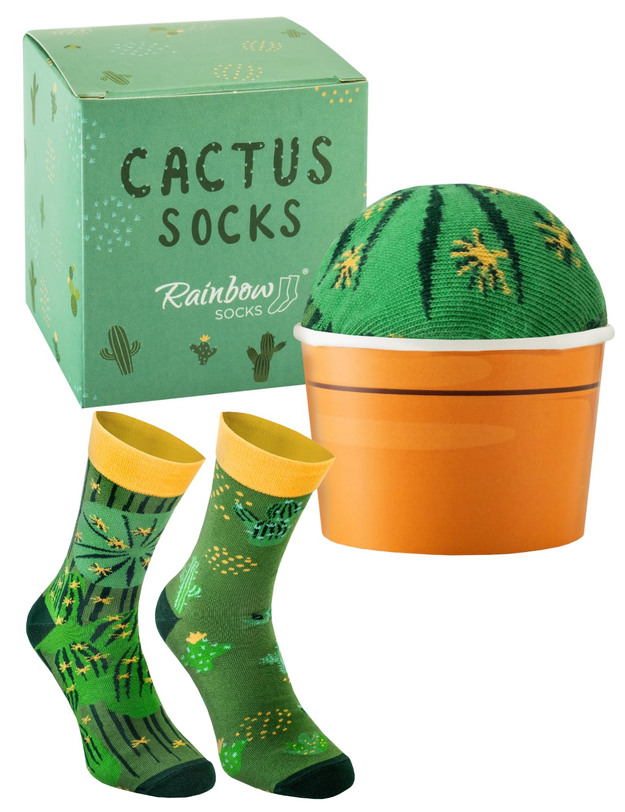 Calcetines “Cactus en la jarra” – Planta estilo en tus pies (sin pincharte)