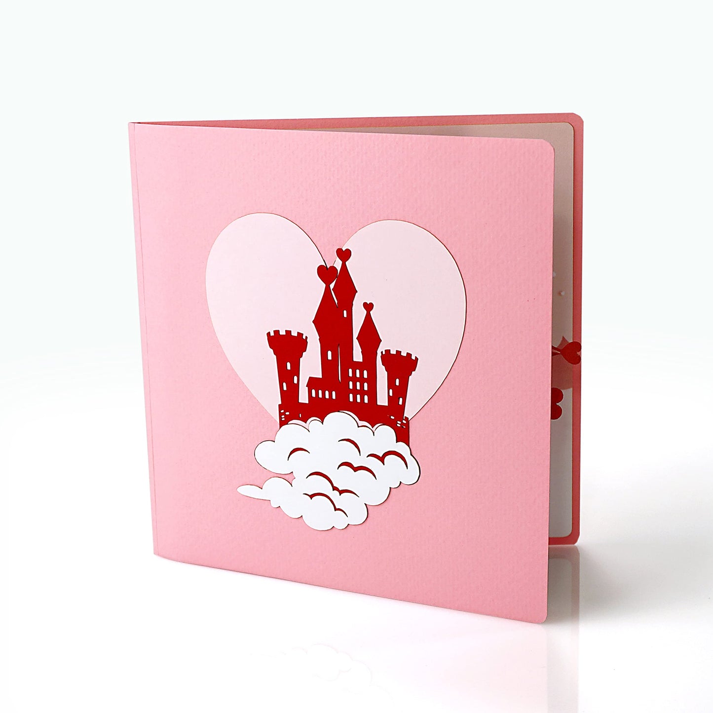 Tarjeta palacio del amor 3D – Un cuento que empezó contigo