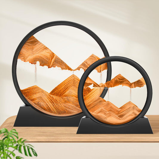 Cuadro de arena 3D – Paisajes en movimiento hipnótico