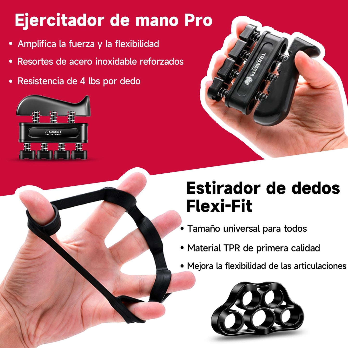 Kit de entrenamiento de agarre – Fortalece tus manos como un ninja