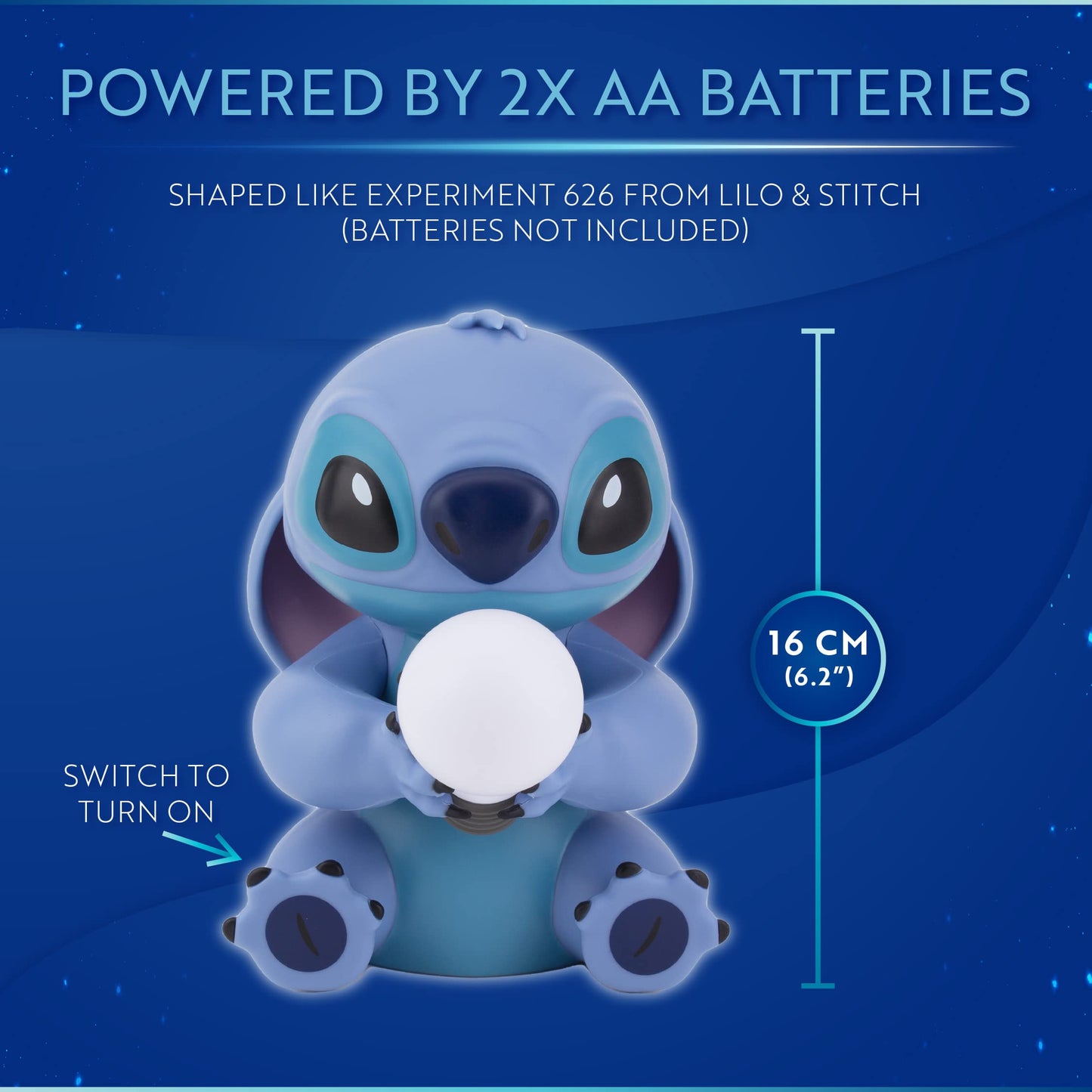 Stitch con bombilla – Luz cálida con estilo Disney