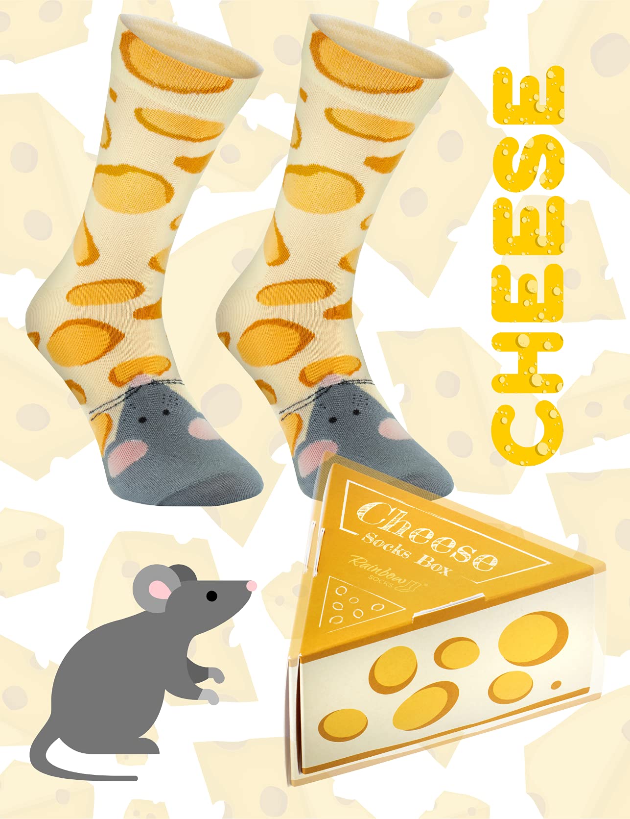 Calcetines ratón y queso – El dúo más sabroso del cajón
