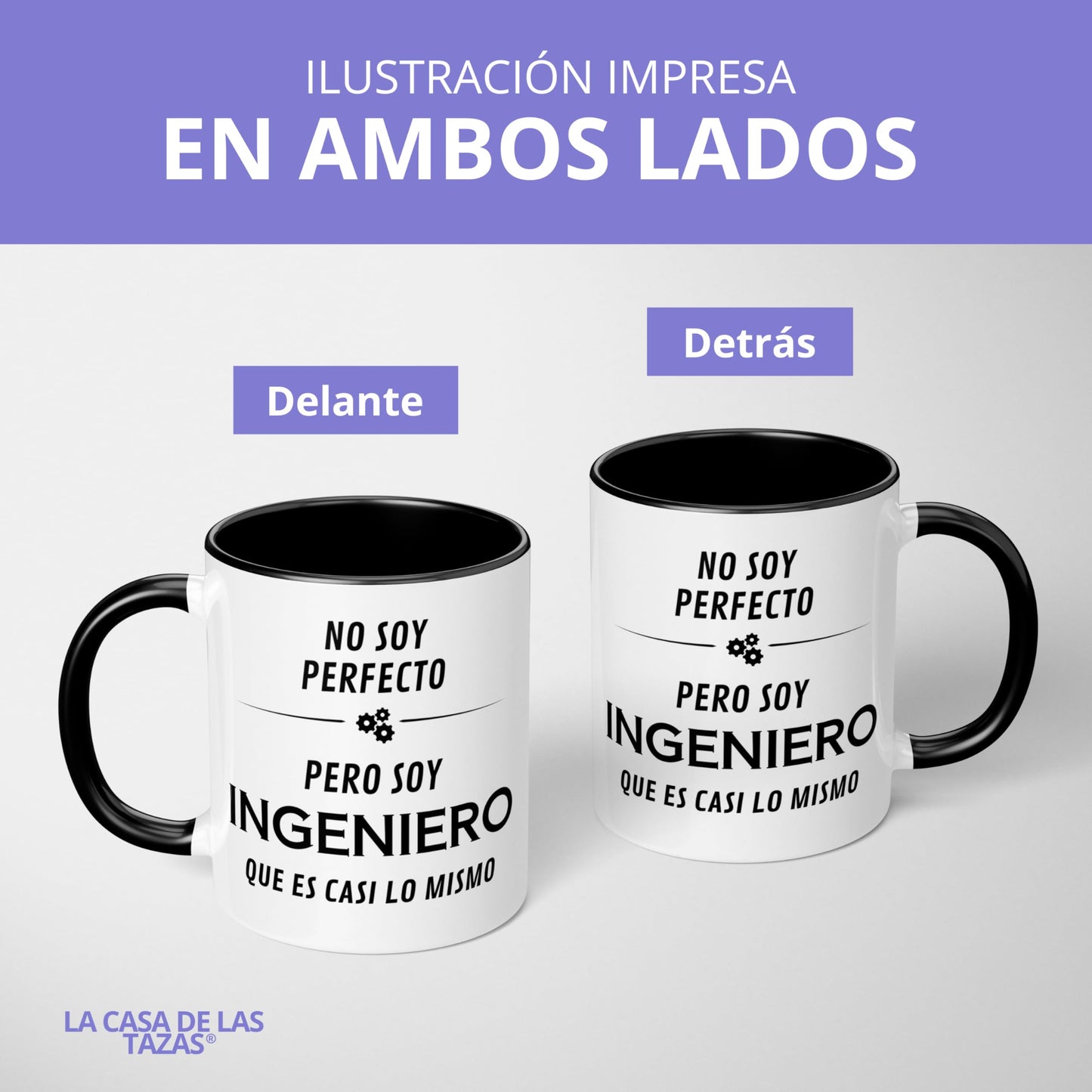 Taza “Ingeniero” – Fórmulas, café y orgullo profesional