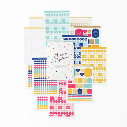 Planner con pegatinas motivadoras – Organiza tu vida con flow y equilibrio