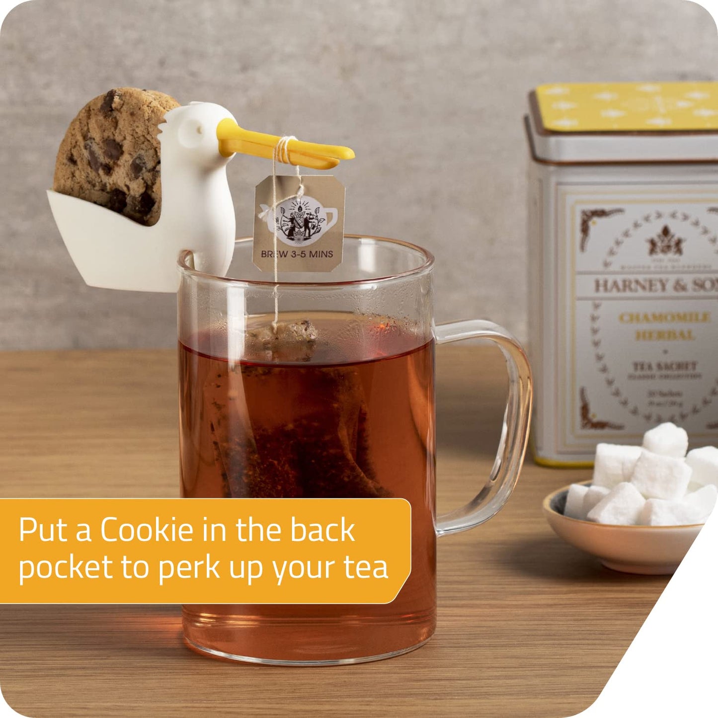Soporte para bolsitas de té Pelicup – El pelícano que cuida tu infusión
