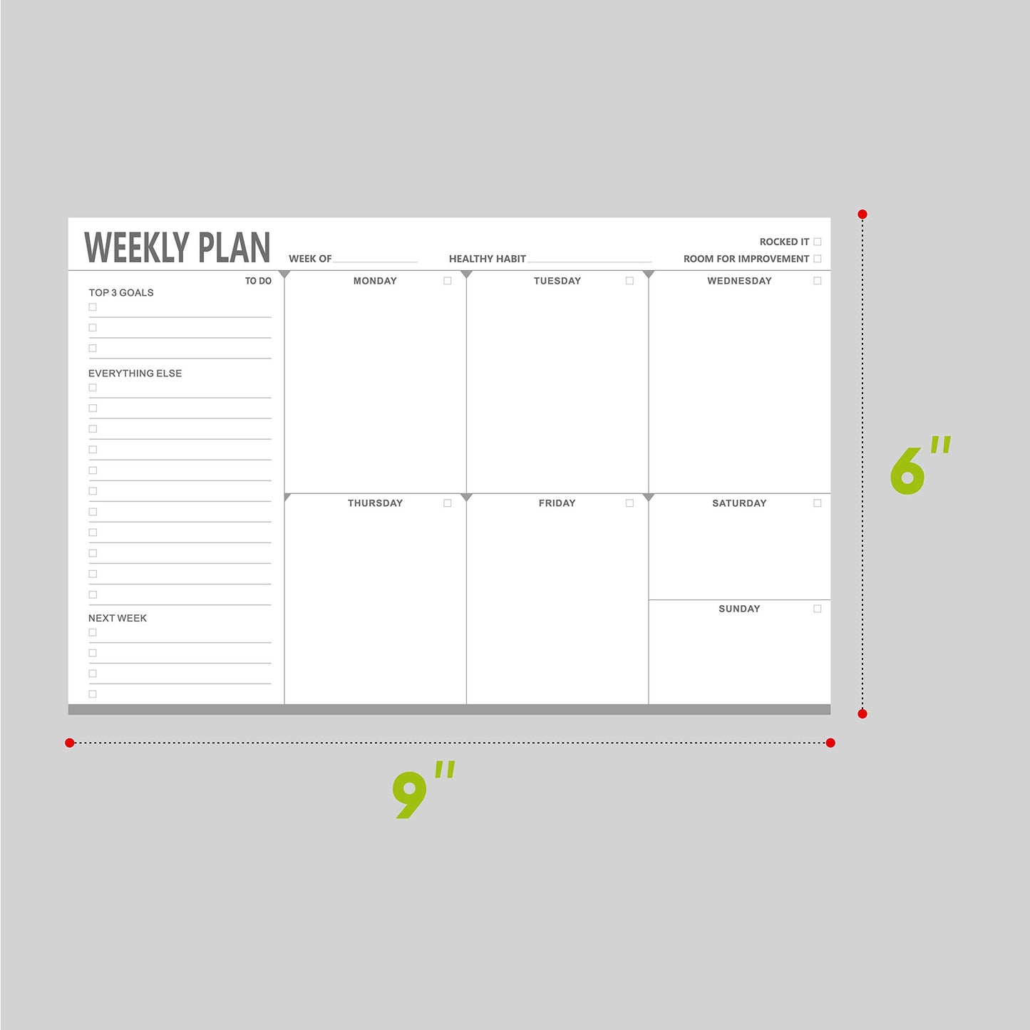 Check check– Planificador semanal para listas pro