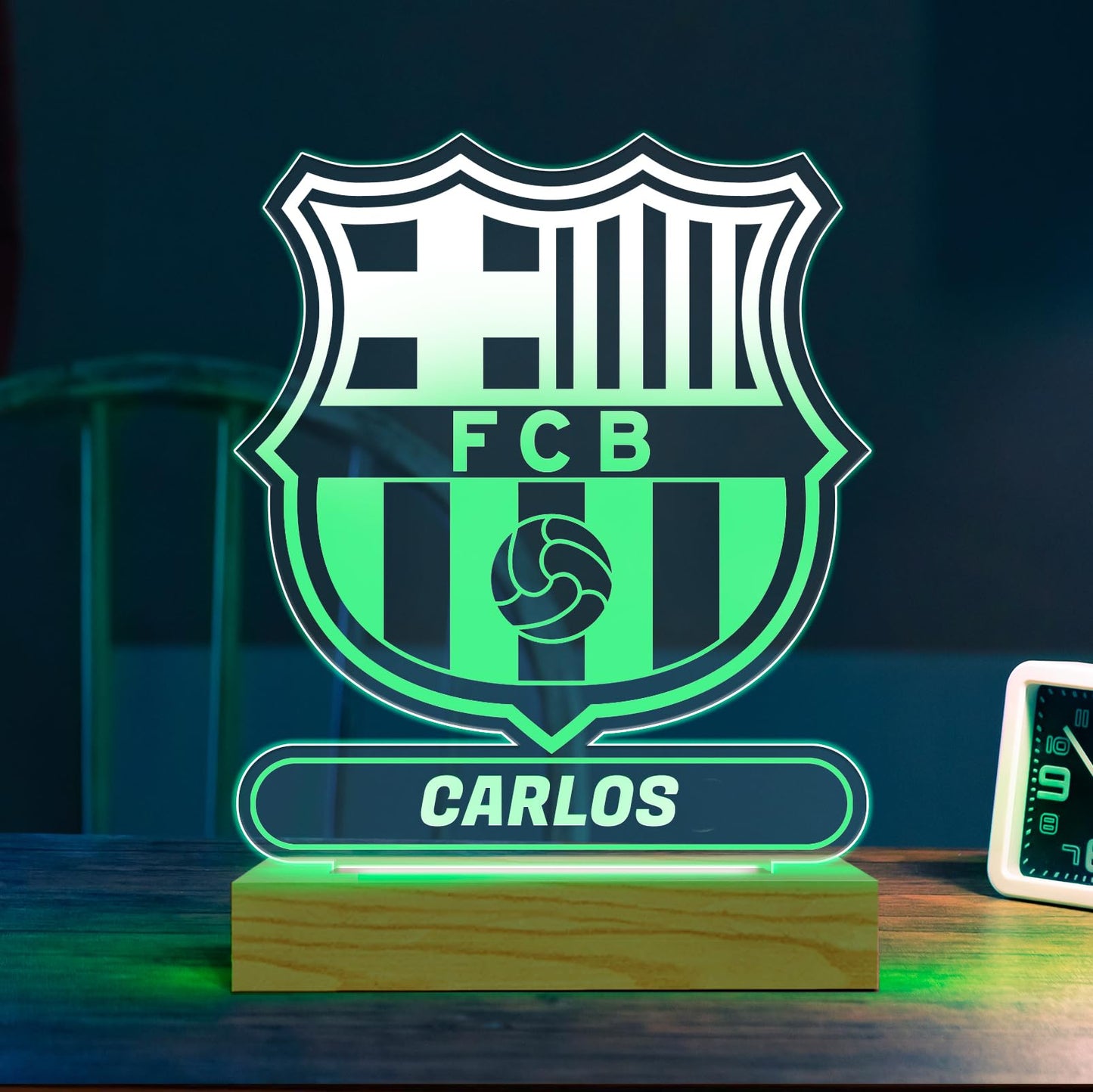 Lámpara Barça personalizada – Ilumina tu pasión culé