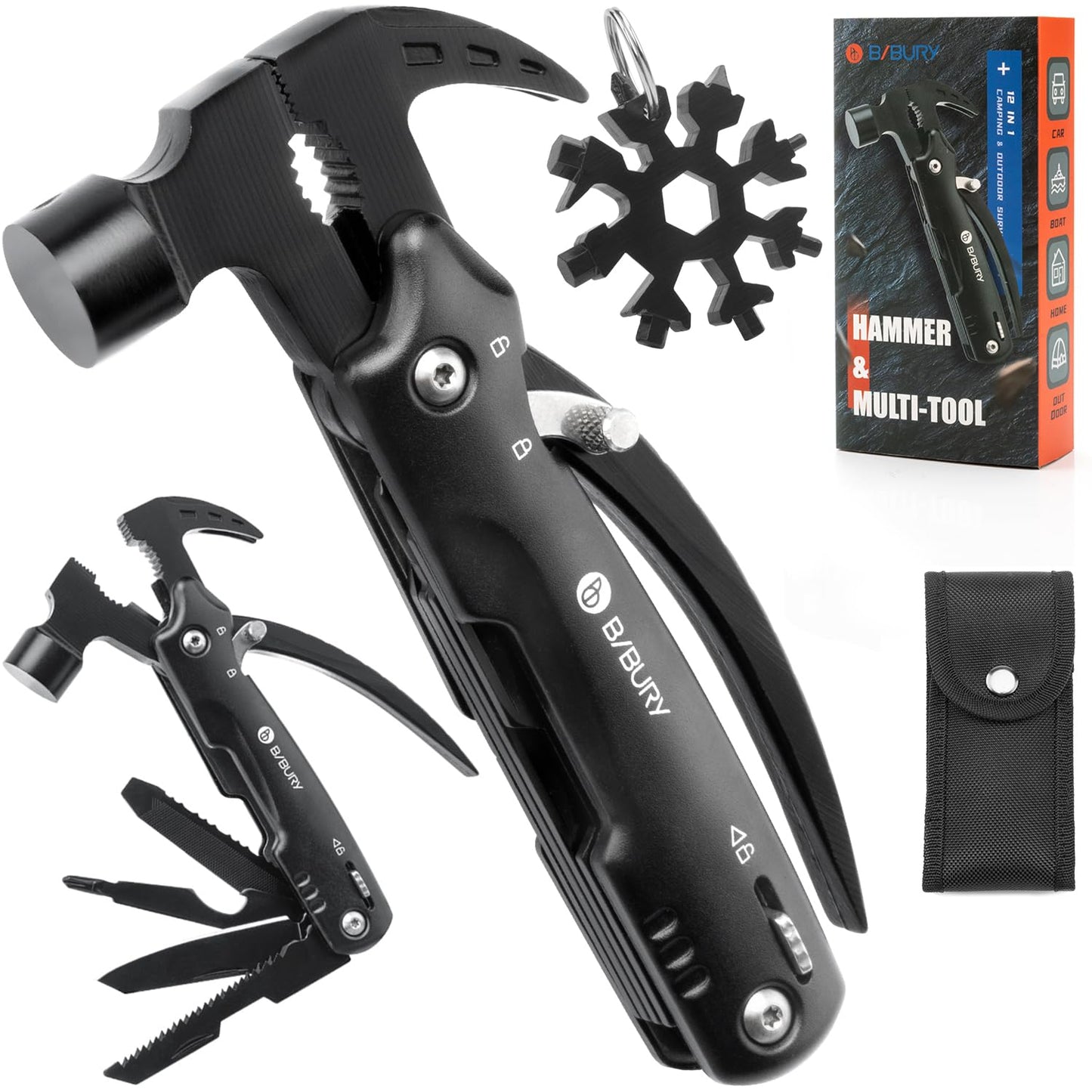 Mini martillo 12 en 1 – Todo en uno para aventureros