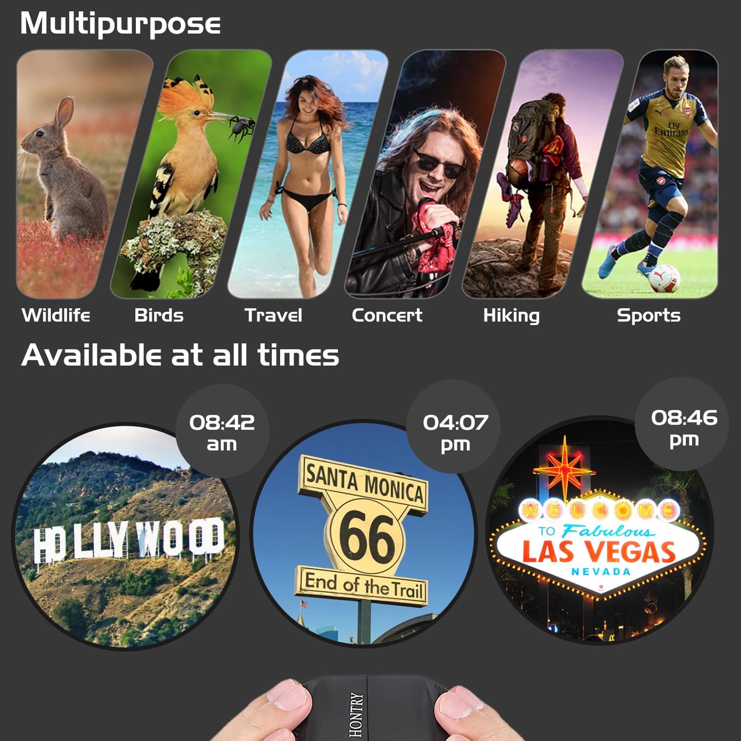 Prismáticos 10x25 HD – Compactos, nítidos y listos para la aventura