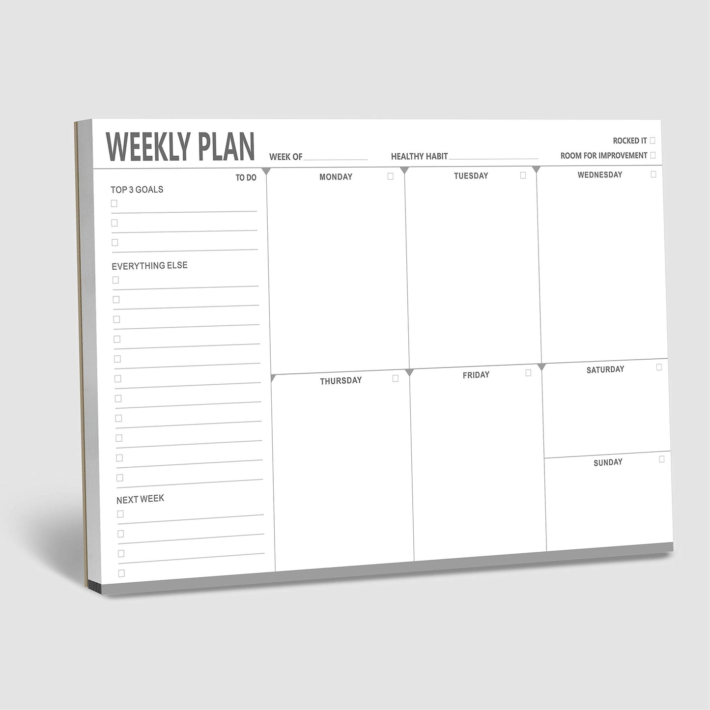 Check check– Planificador semanal para listas pro