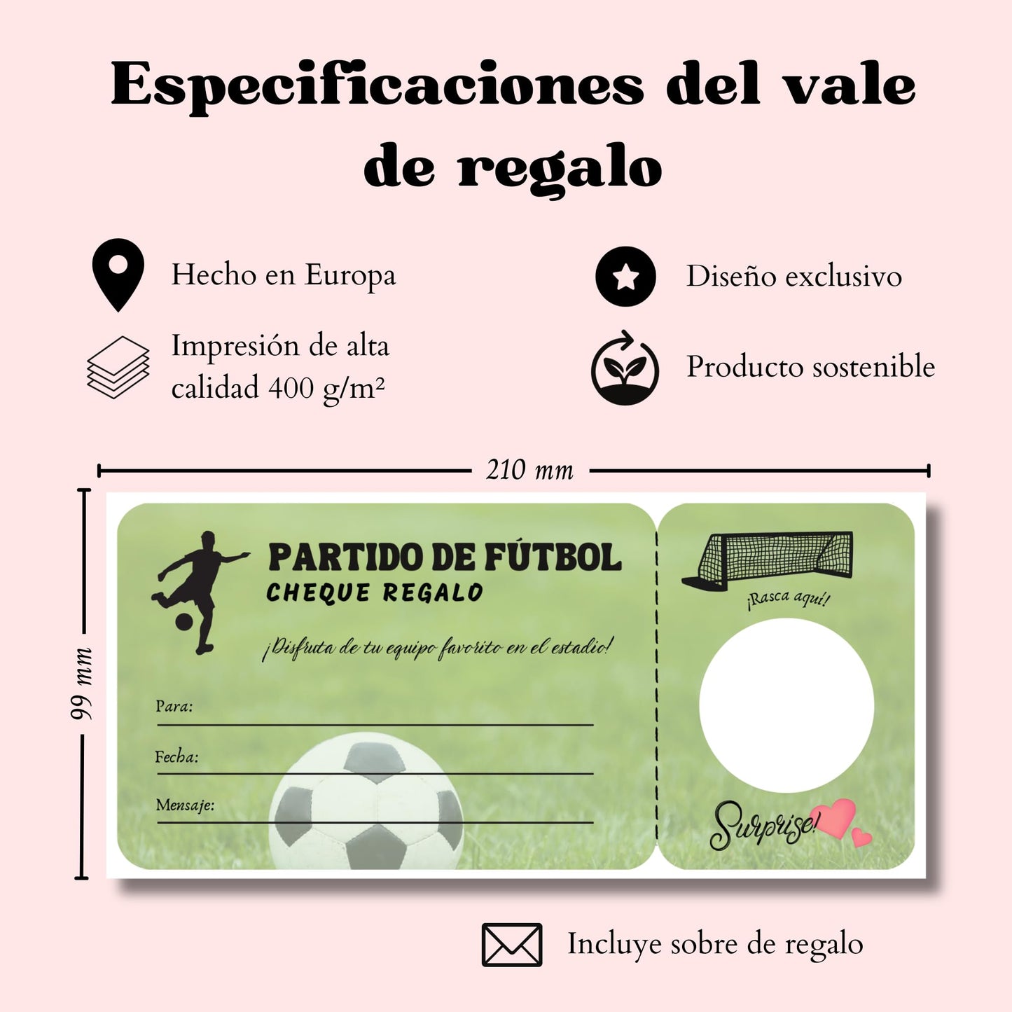 Vale regalo fútbol – Vive la emoción desde la grada