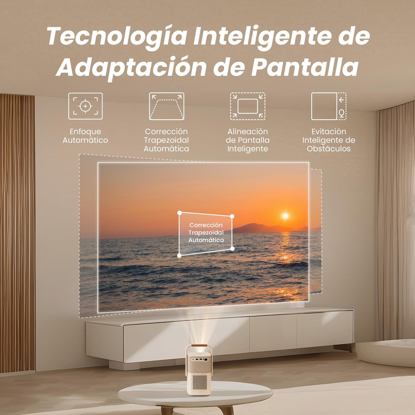 Mini proyector portátil con sonido – Cine, donde y cuando tú quieras
