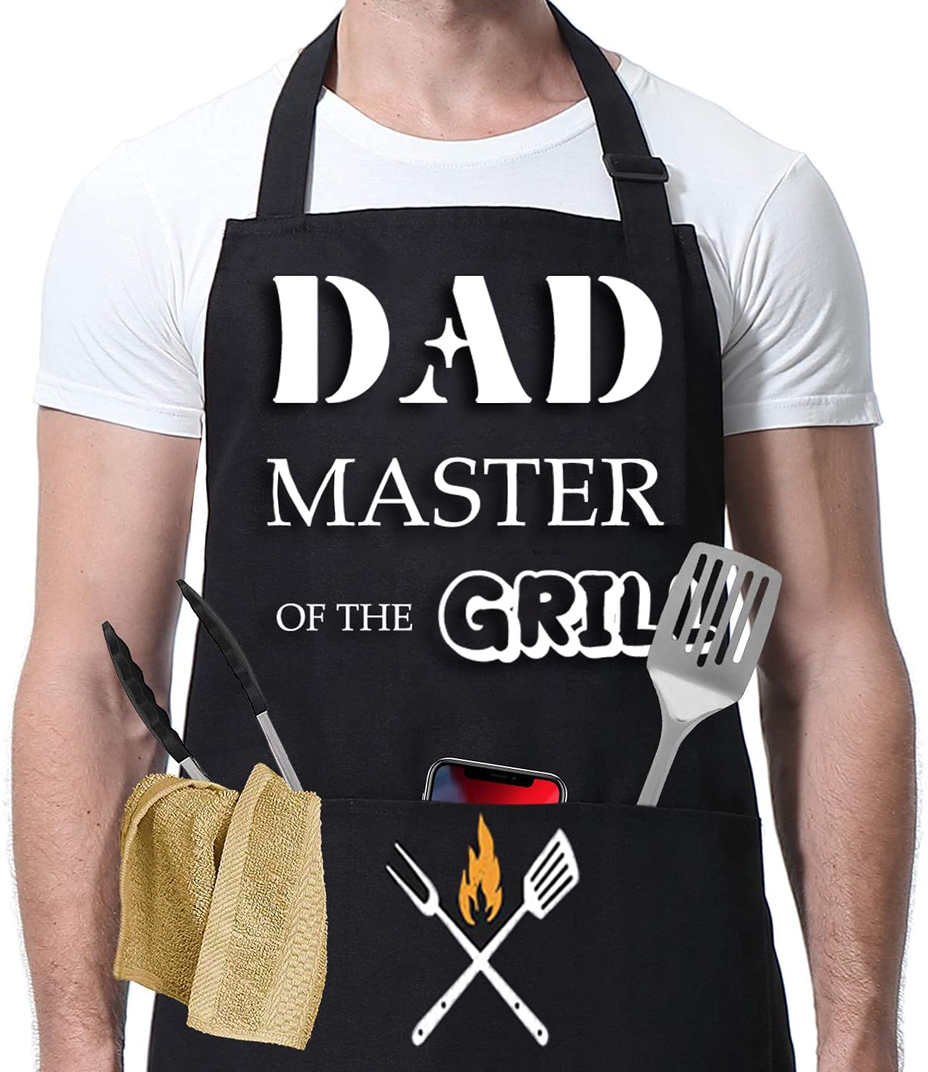 Delantal BBQ papá – Para el rey de la parrilla
