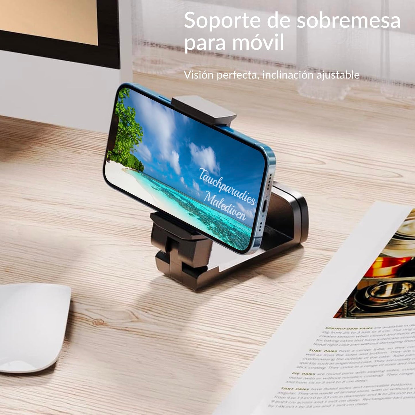 Soporte de viaje para móvil – Tus manos libres en cualquier lugar