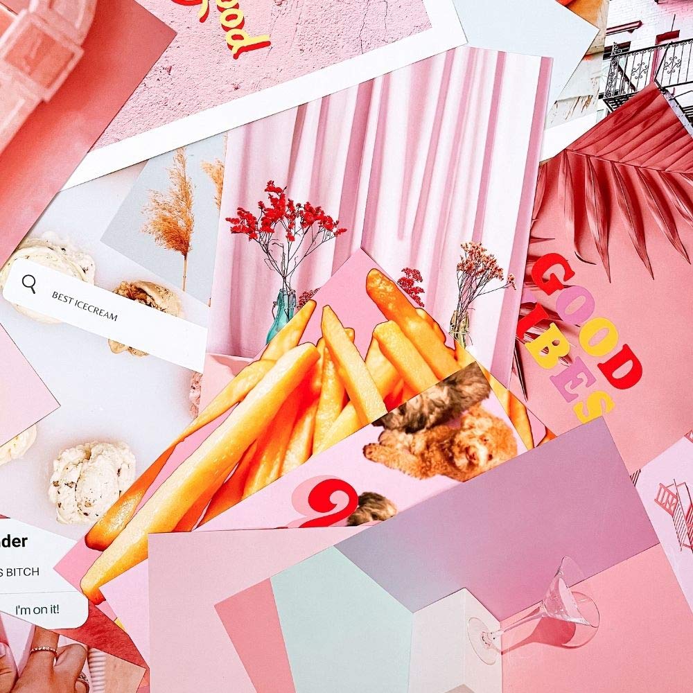 Láminas collage Pink – Pared con estética suave y chic