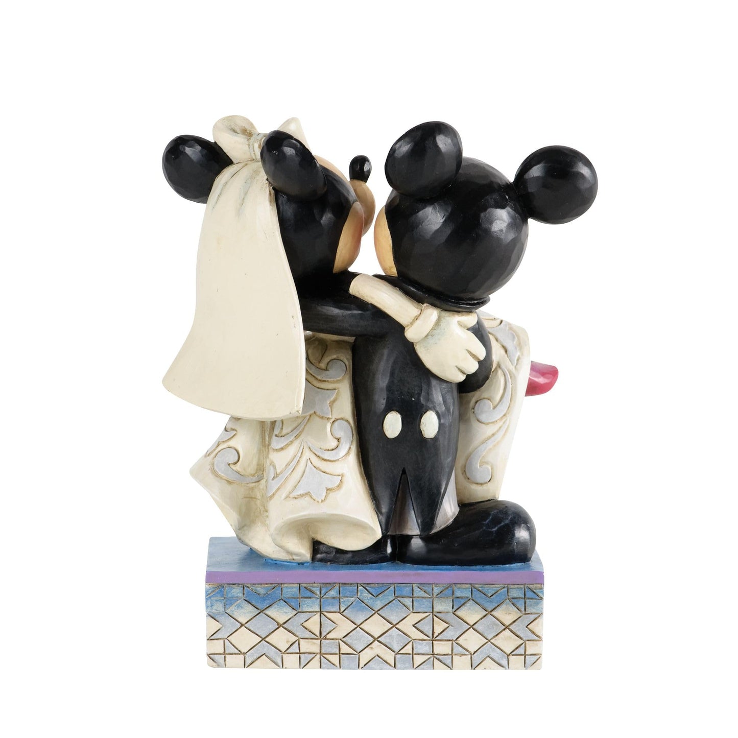 Figura Mickey y Minnie – Amor que navega en madera