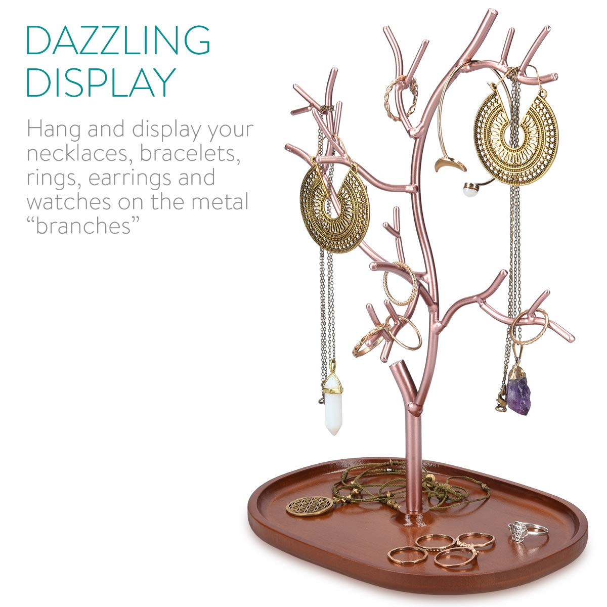 Árbol joyero – Cuelga tus collares con elegancia