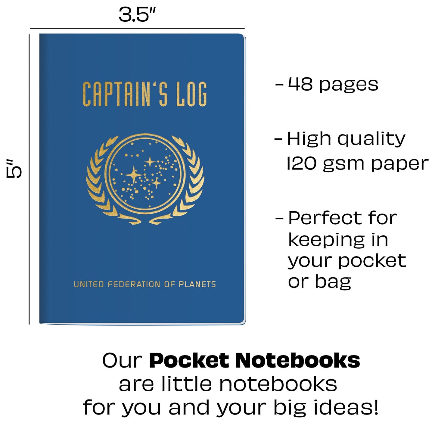 Cuaderno Star Trek – Escribe como un capitán estelar