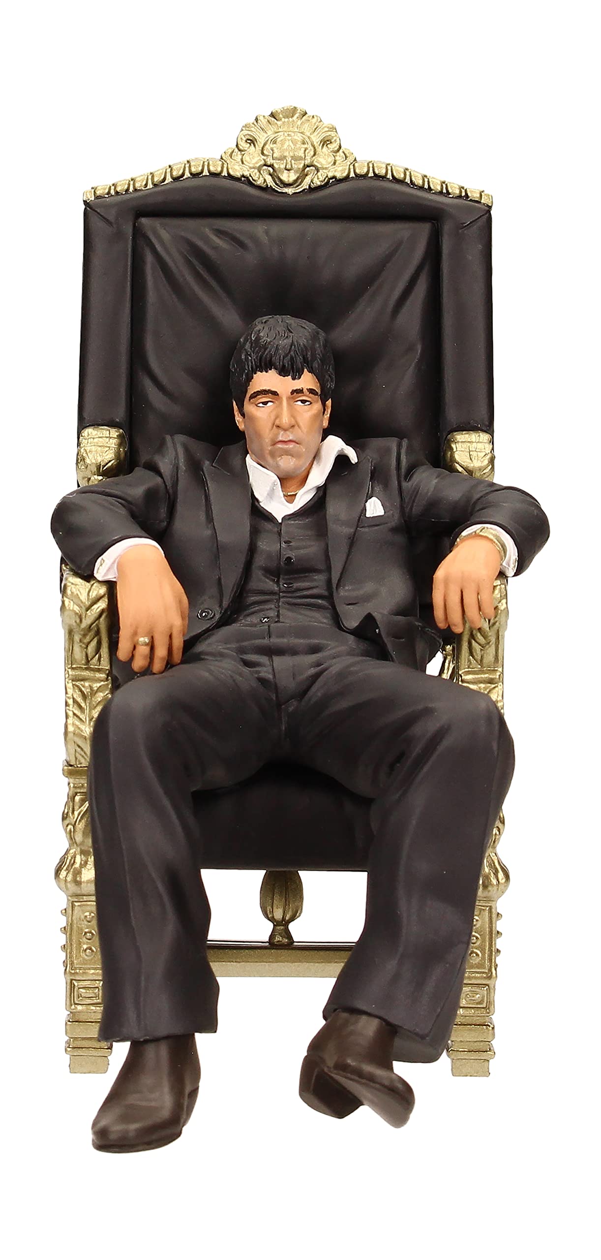 Figura de Tony Montana – El icono de Scarface en su trono inmortal