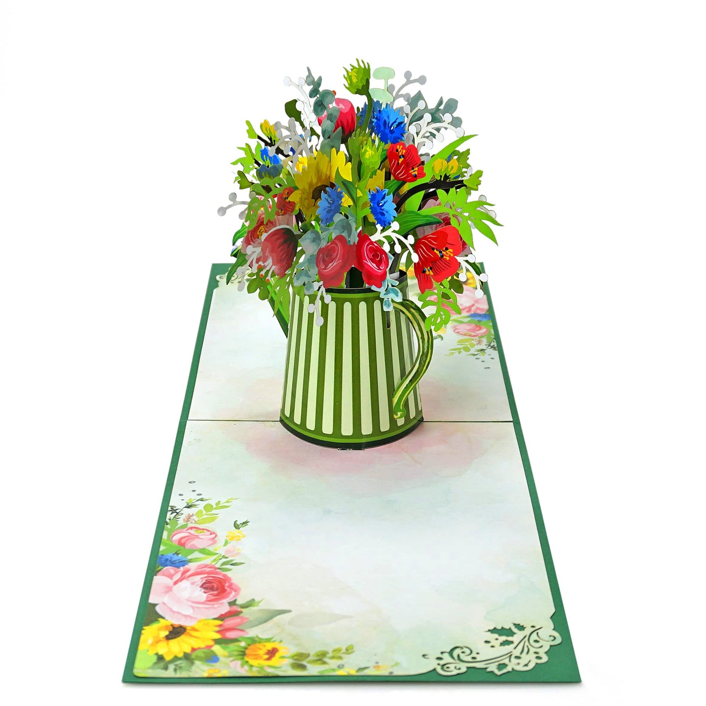 Tarjeta regadera 3D – Amor que riega tus días