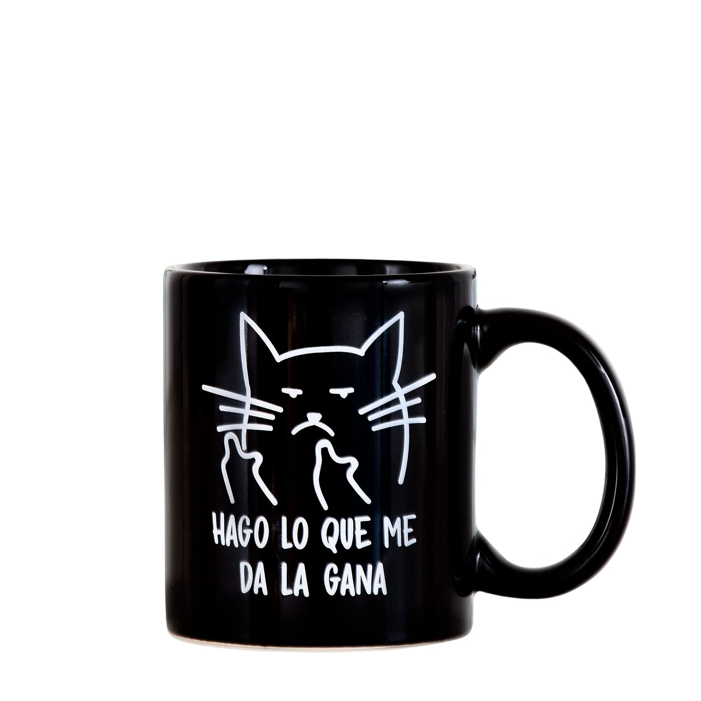 Taza “Hago lo que me da la gana” – Café con actitud felina