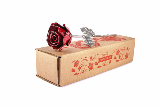 Rosa eterna de hierro – Amor que no se marchita