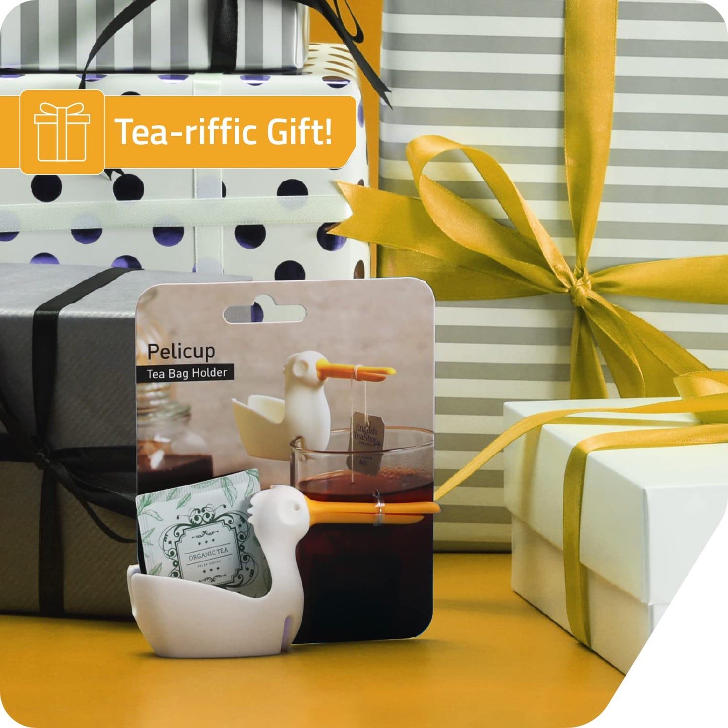 Soporte para bolsitas de té Pelicup – El pelícano que cuida tu infusión