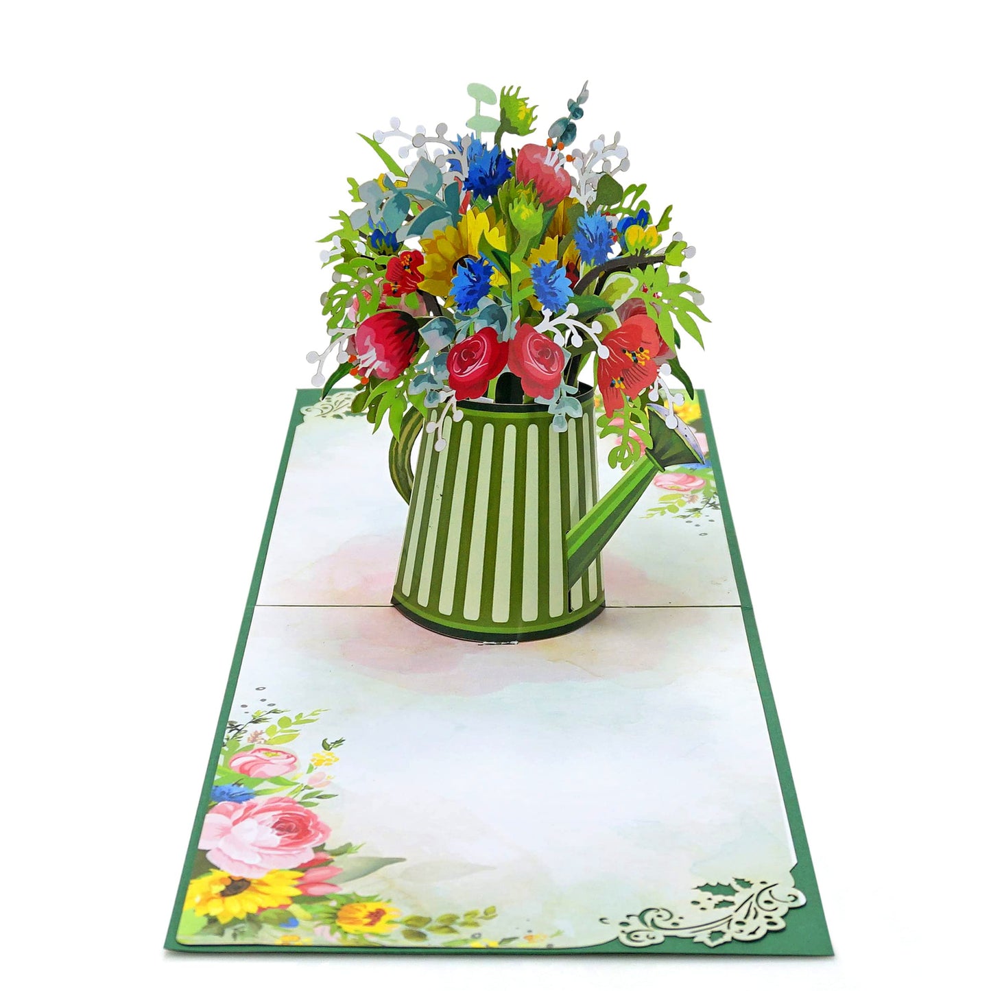 Tarjeta regadera 3D – Amor que riega tus días