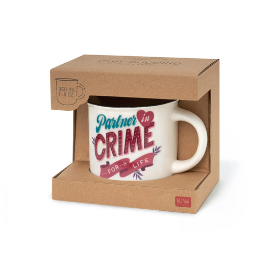 Taza “Partner in Crime” – Tu cómplice ideal para el café