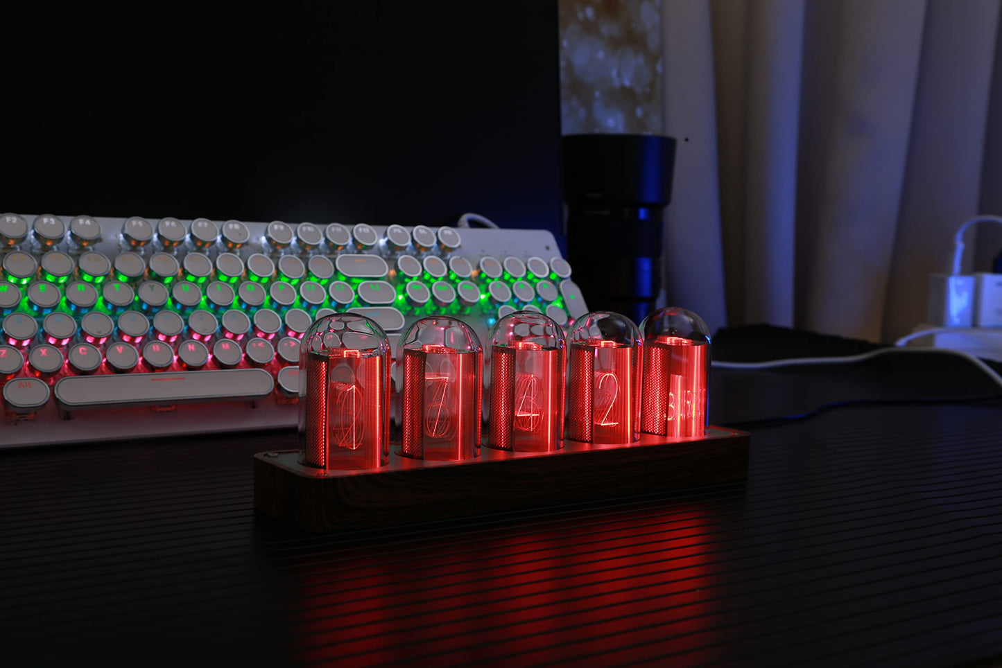 Reloj nixie LED – Retrofuturismo con tubos digitales