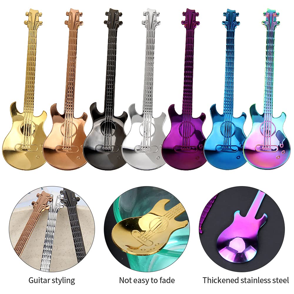 Set cucharas guitarra – Siete acordes para tu desayuno