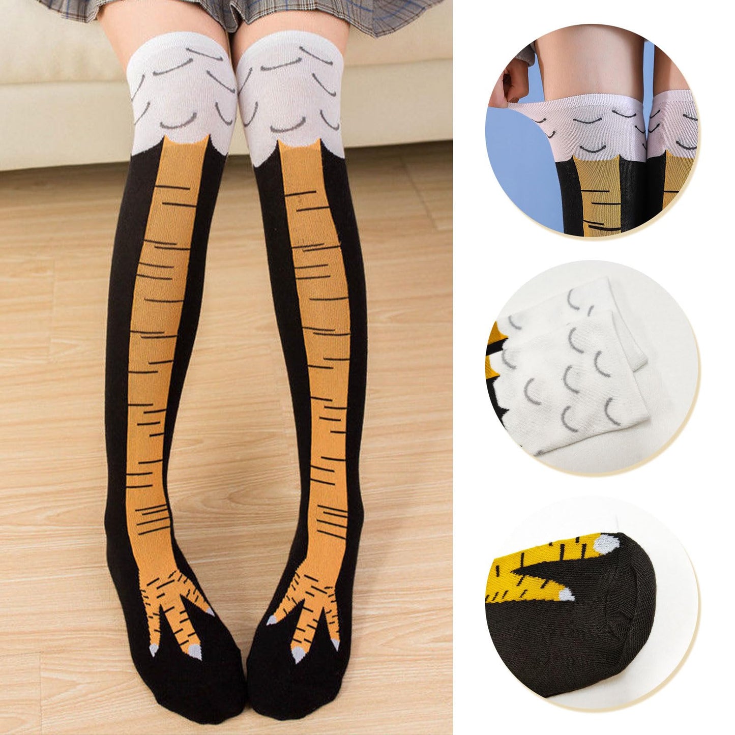 Calcetines patas de pollo – Camina como si vinieras del gallinero