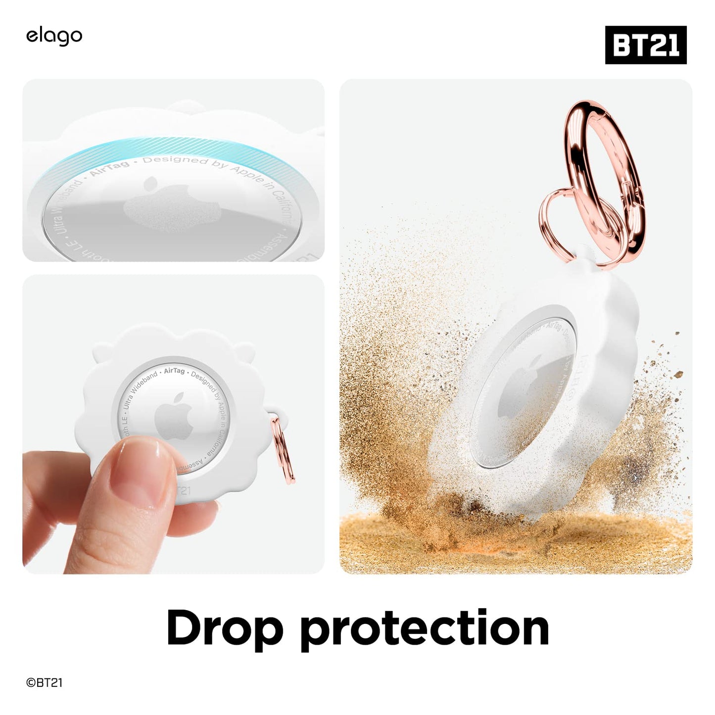 Funda AirTag Chimmy – Ternura BT21 para tu localizador