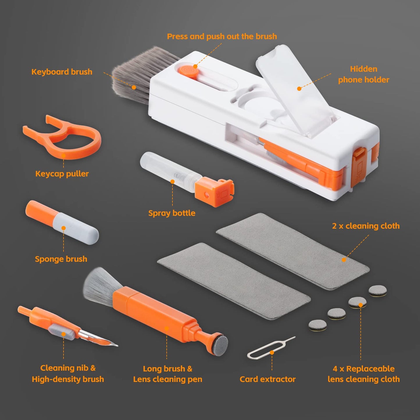 Kit limpieza PC – Para teclas y rincones olvidados