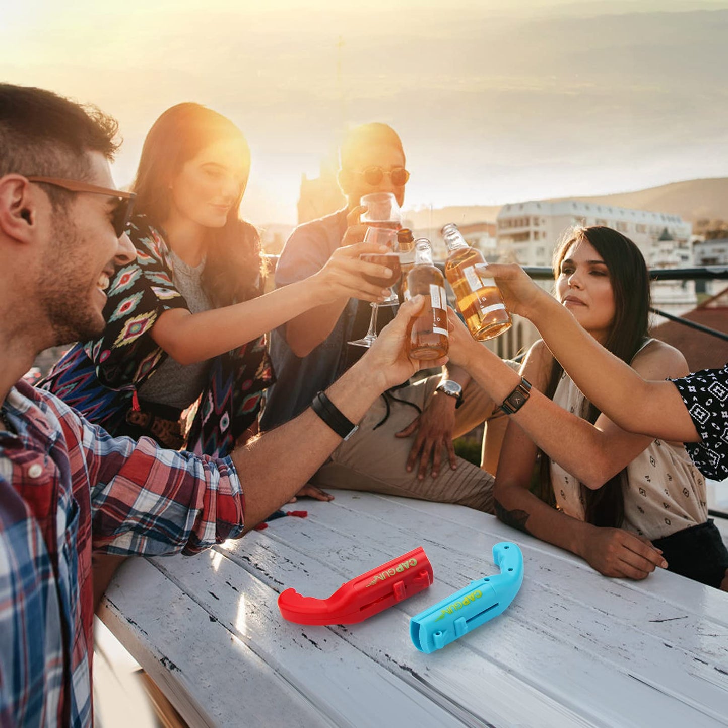 Abrebotellas pistola – Dispara la tapa y comienza la fiesta