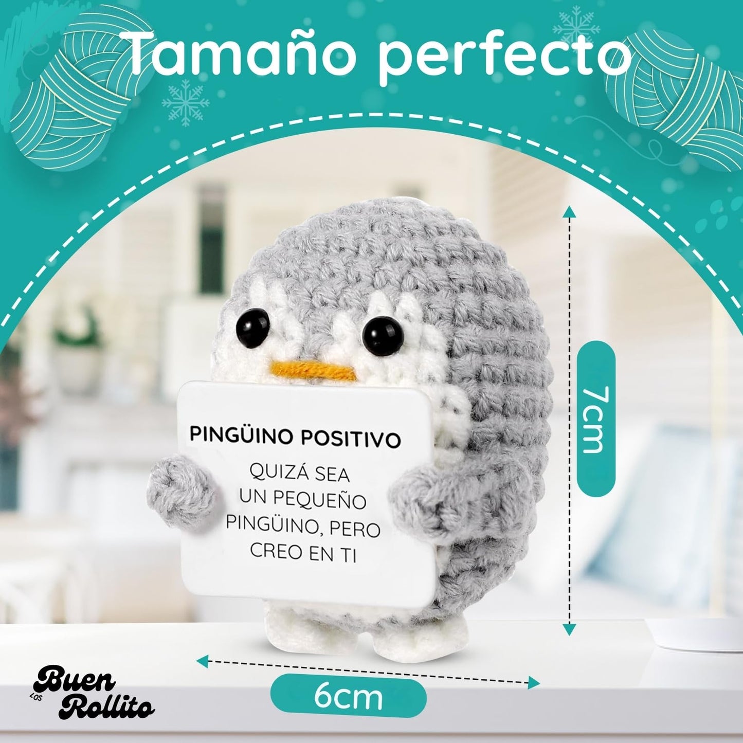 Pingüino positivo – Mensajes felices en un pingüino