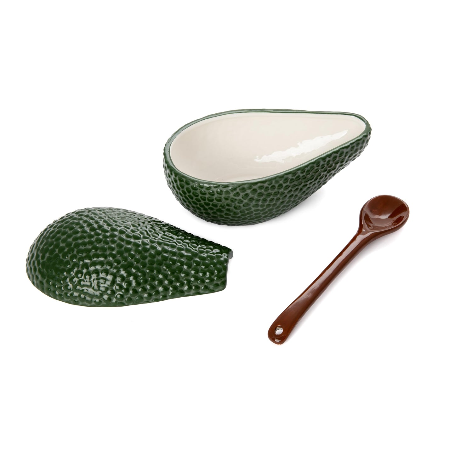 Set para dipear con forma de aguacate – Nachos, guacamole y buen rollo