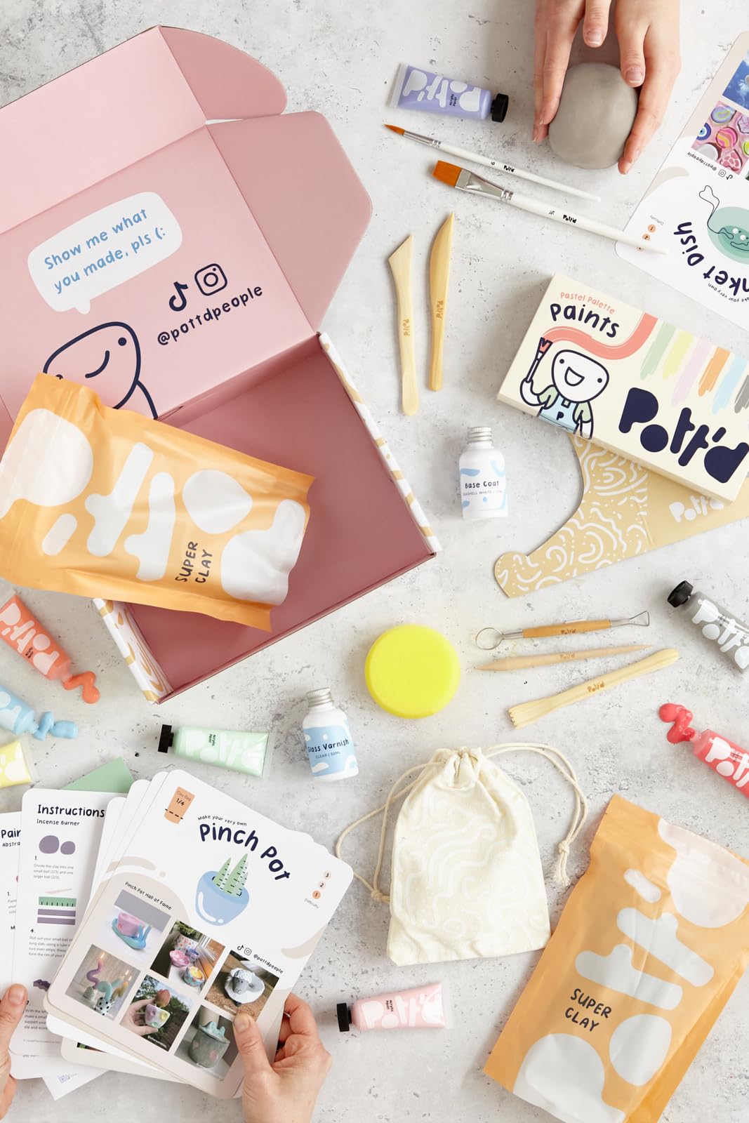 Kit Pott’d – Crea con arcilla sin horno en casa