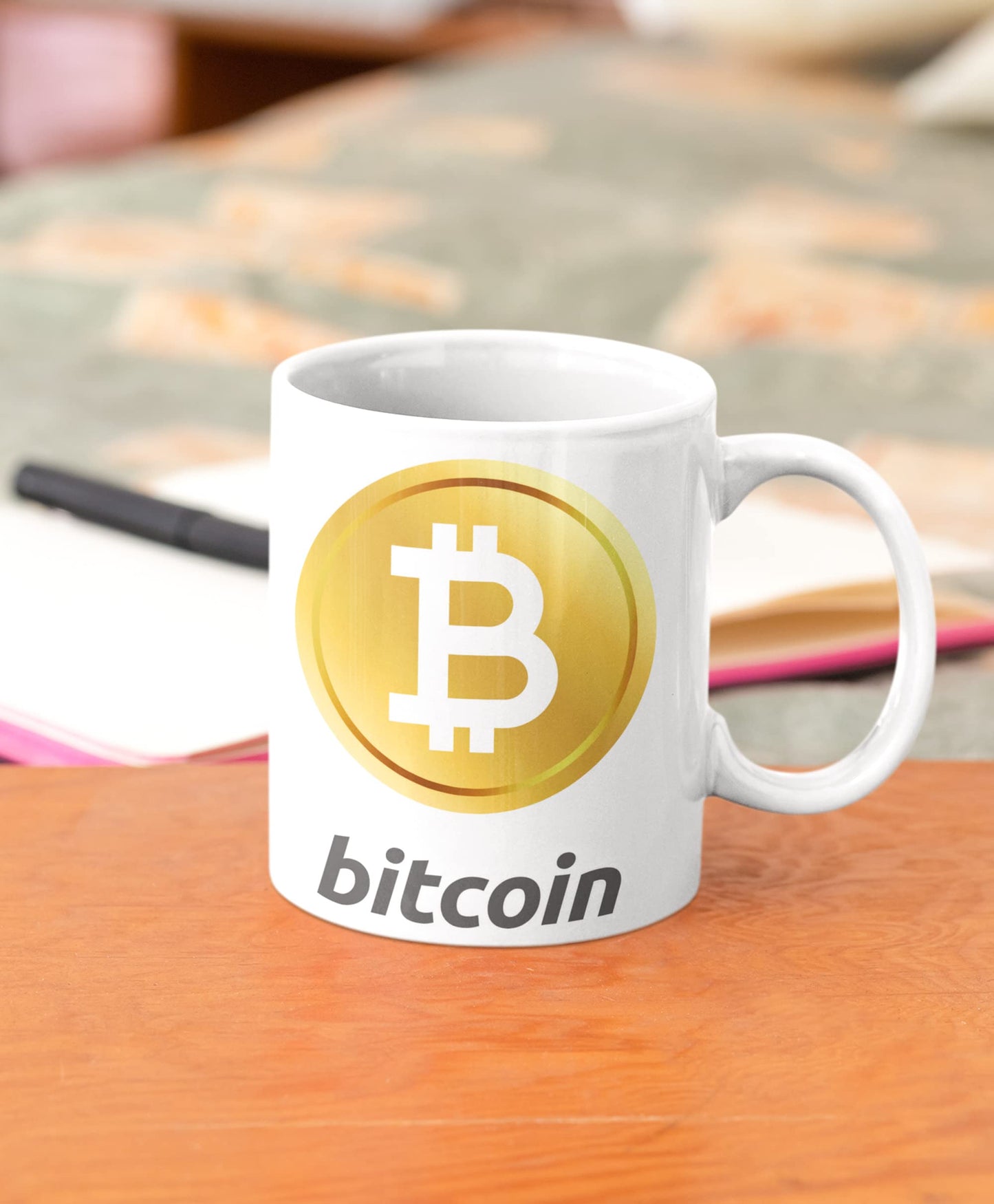 Taza Bitcoin “To the moon” – Para holders con cafeína en vena