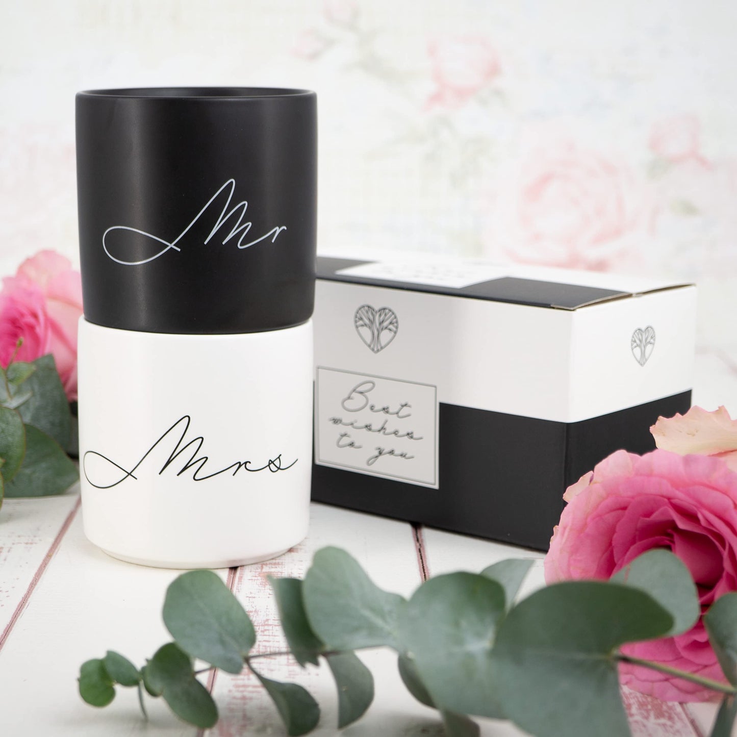 Set de tazas “Mr & Mrs” – Para cafés que saben a amor