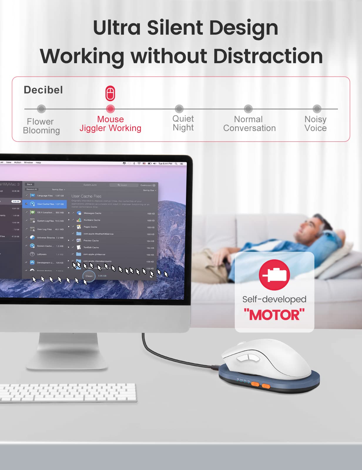 Simulador de movimiento para ratón – Ideal para teletrabajo sin interrupciones