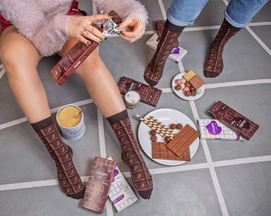 Calcetines chocolate – Endulza tus pasos sin remordimientos
